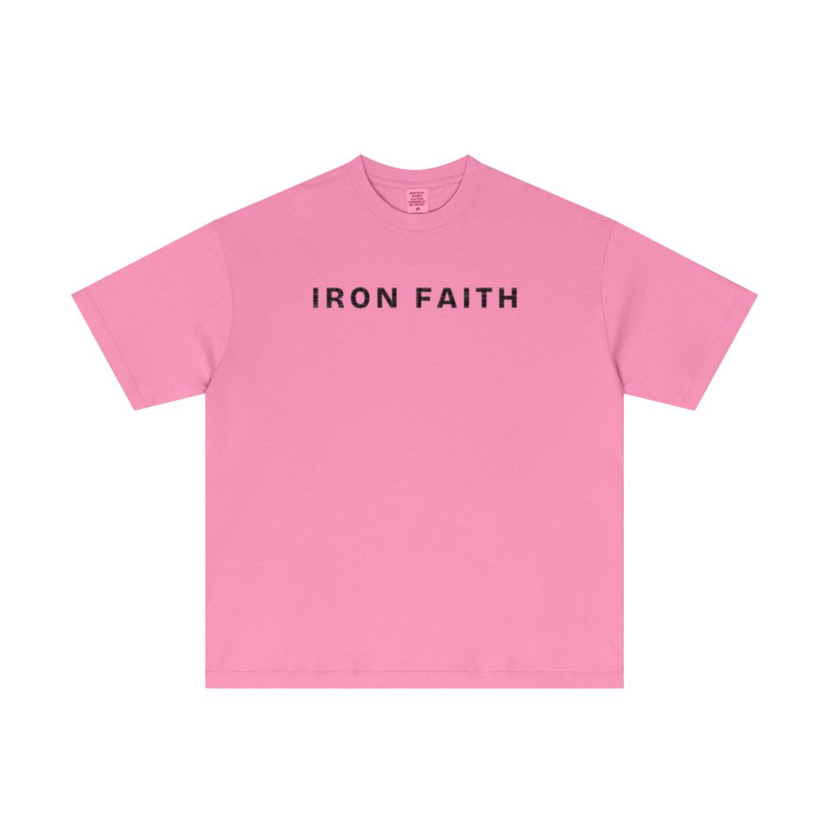180GSM Women's Low-Shrink Skin-Friendly Lightweight T-shirt Pink