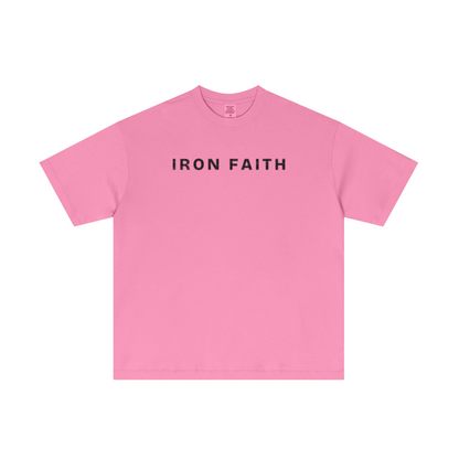 180GSM Women's Low-Shrink Skin-Friendly Lightweight T-shirt Pink