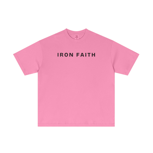 180GSM Women's Low-Shrink Skin-Friendly Lightweight T-shirt Pink