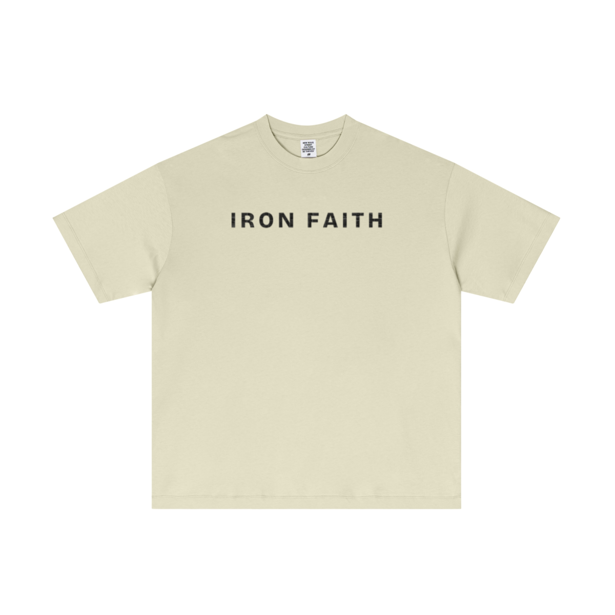 180GSM Women's Low-Shrink Skin-Friendly Lightweight T-shirt Beige